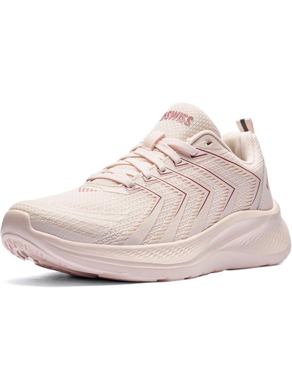 Women's Pink Lightweight Mellow Running Fashion Sneakers for Light Workouts